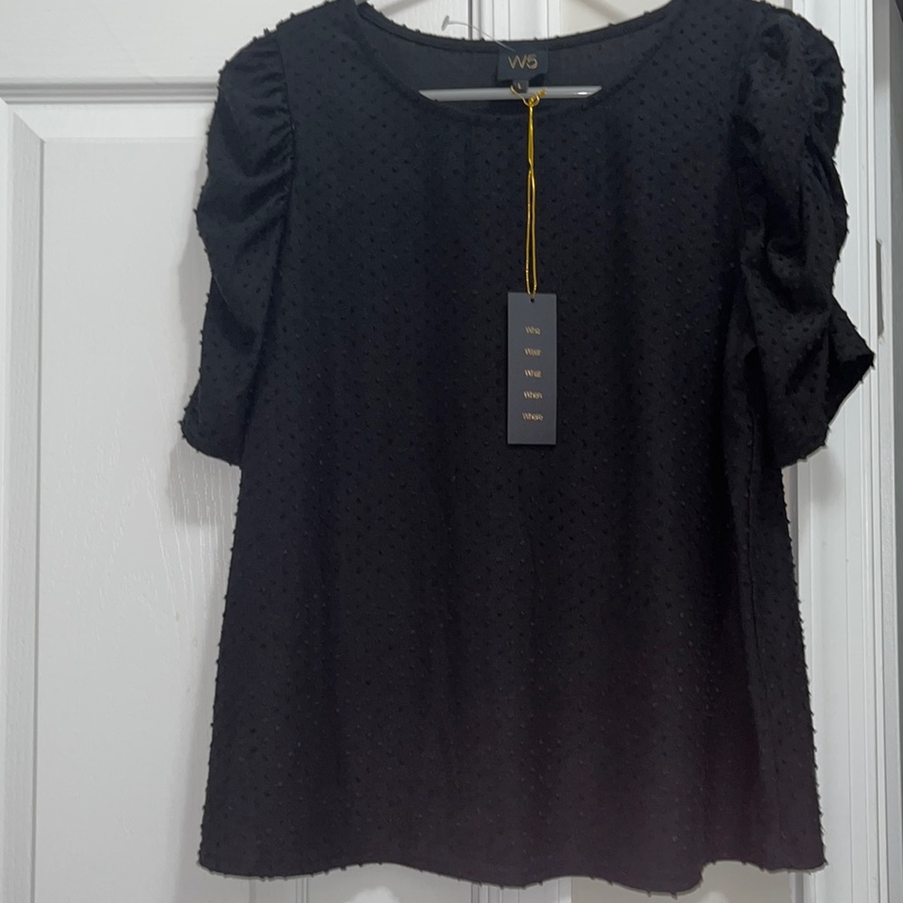 W5 Black Blouse